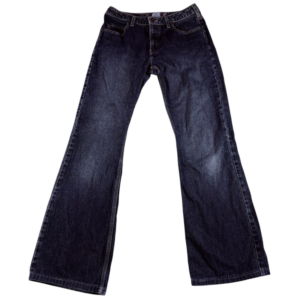 VTG Silver Co. Regular Bootcut Jeans Womens 30x36‎ Blue Denim Stetch Dark Wash